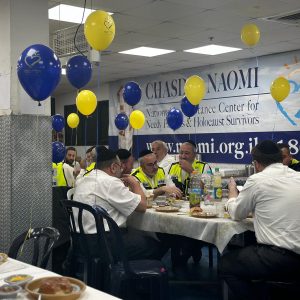 מתנדבי זקא נהנים מארוחה מיוחדת בערב ההוקרה