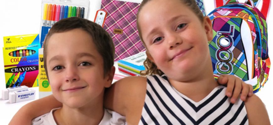 התאומים שעולים לכיתה א’ מגייסים ציוד לביה”ס עבור ילדים נזקקים!